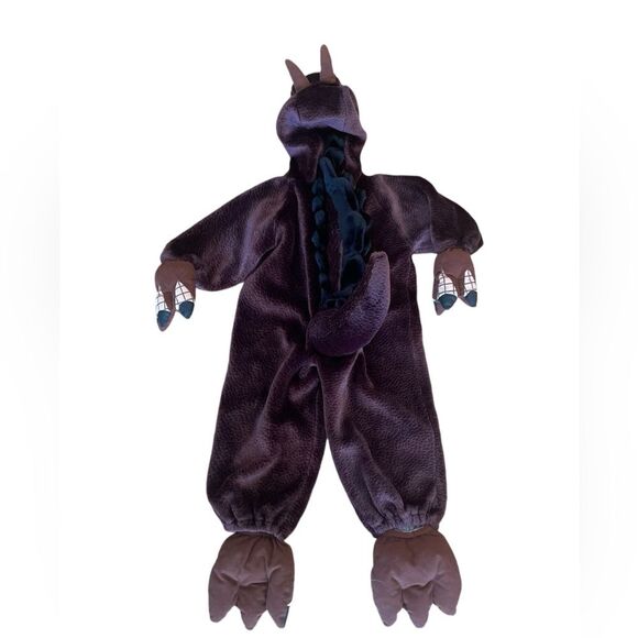 Dragon or Dinosaur Plush Halloween Costume Toddler Size 3 - Picture 2 of 12